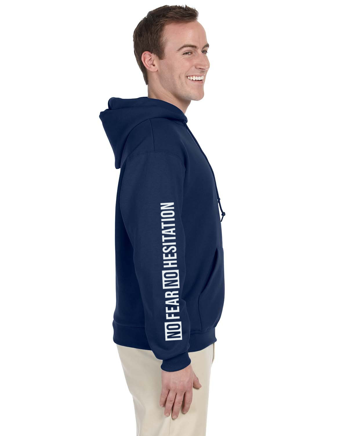 No Fear SVR Navy Hoodie Adult