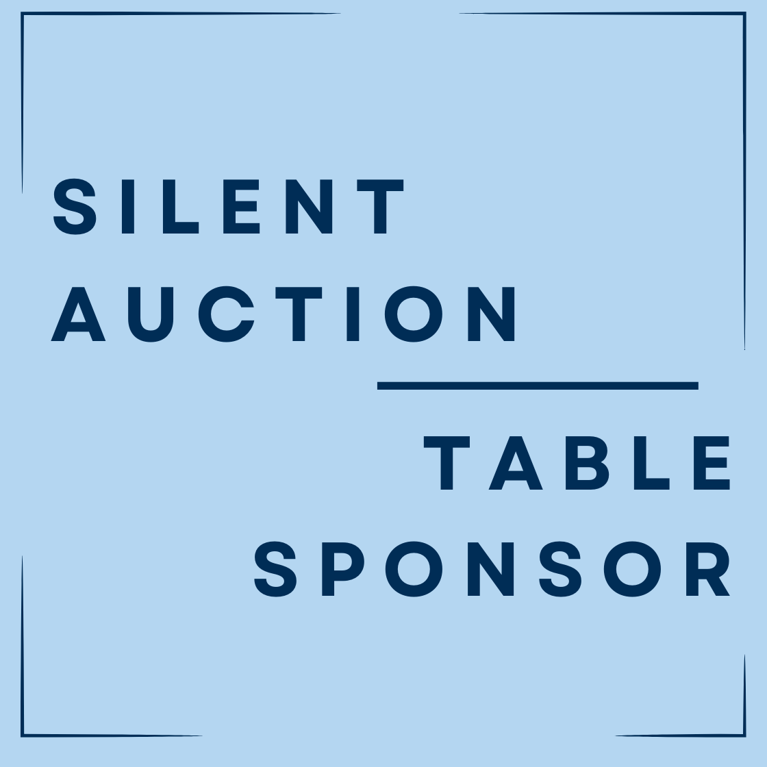 SVR Silent Auction Table Sponsor