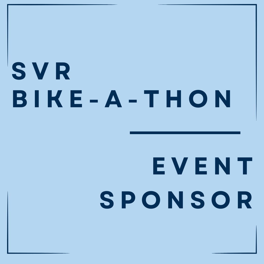 SVR Bike-A-Thon Event Sponsor