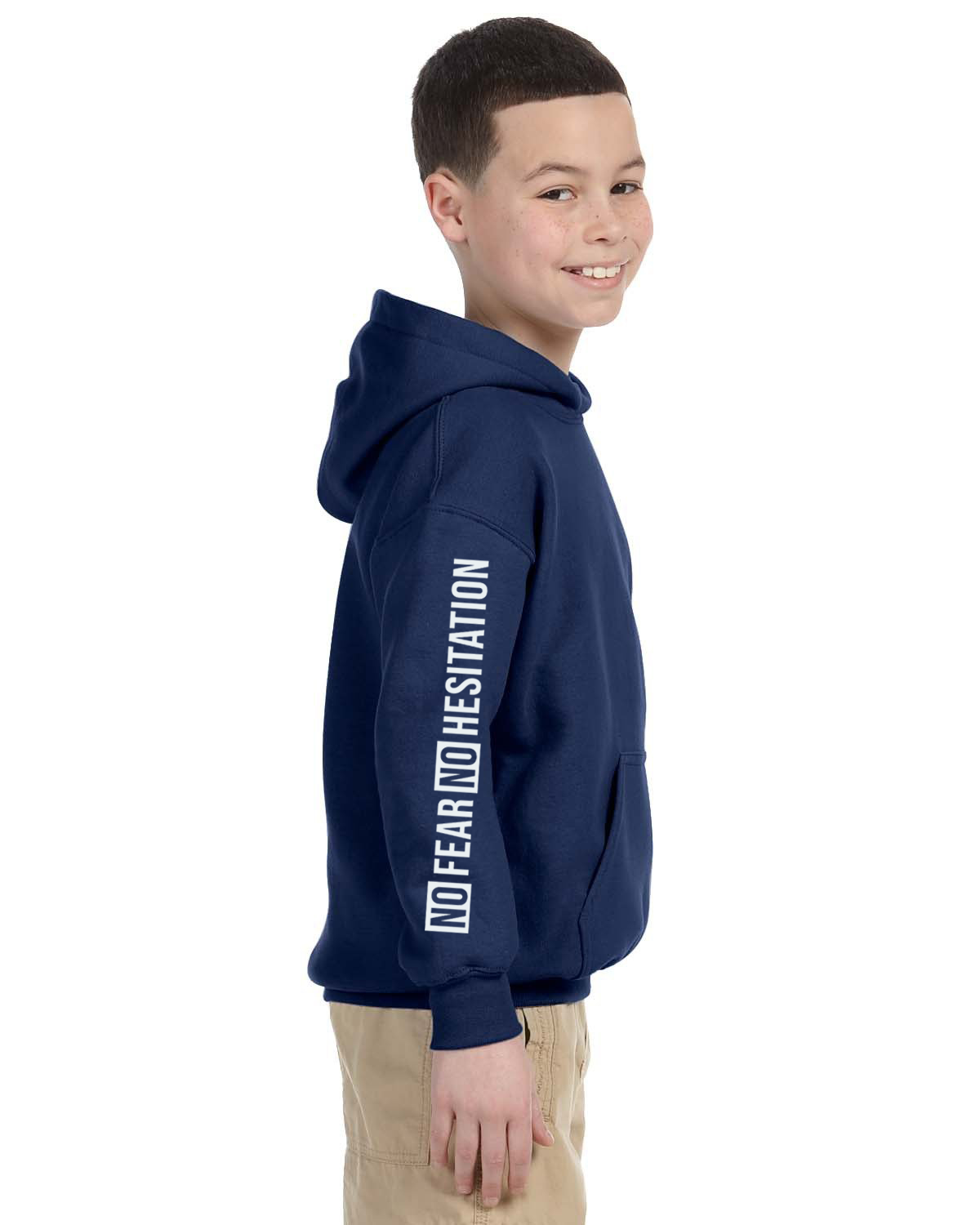 No Fear SVR Navy Hoodie Youth